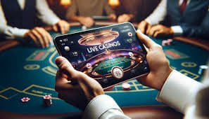 Live-dealer tournament leaderboard progression Live-dealer tournament leaderboard showing multi-player progression